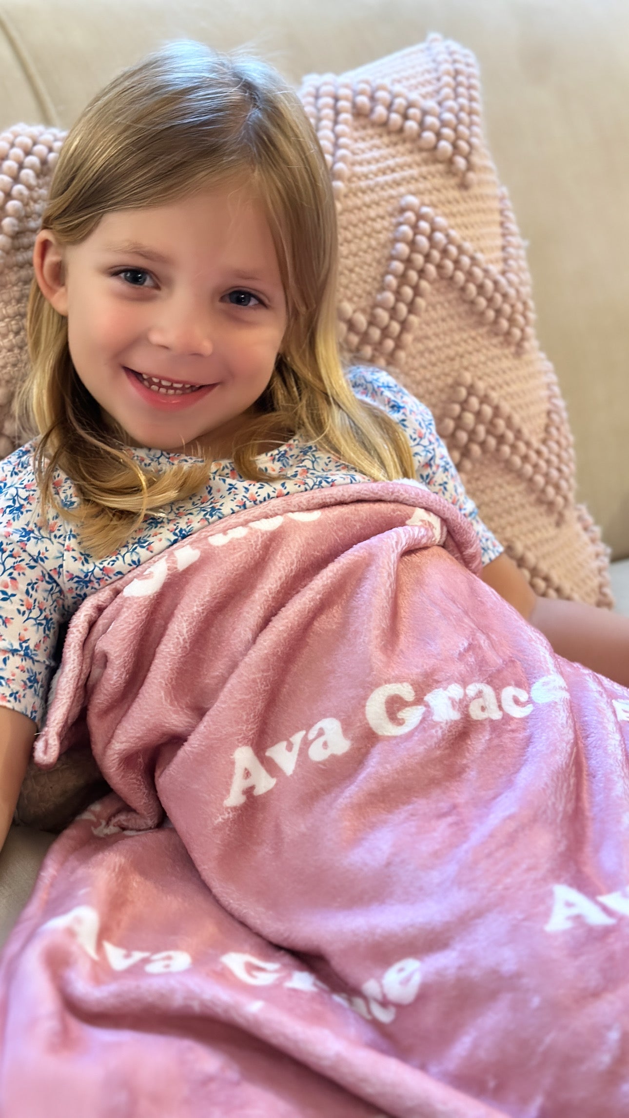 Personalized Minky Blanket