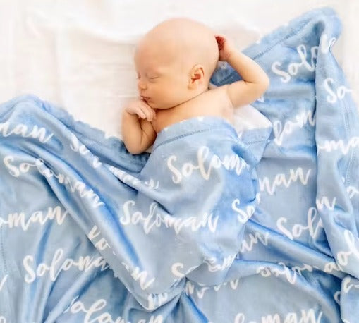 Personalized Minky Blanket