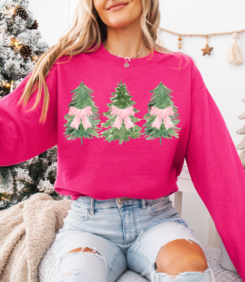 Pretty in Pink in Pink Graphic Tee and Sweatshirt