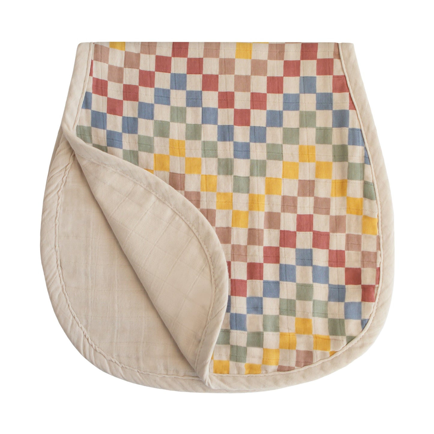Organic Cotton Muslin Burp Cloth (2-Pack)-Multiple Color Options