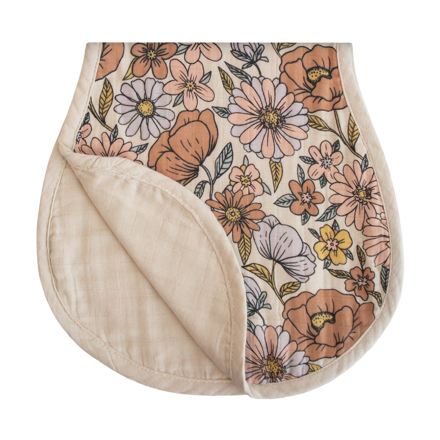 Organic Cotton Muslin Burp Cloth (2-Pack)-Multiple Color Options