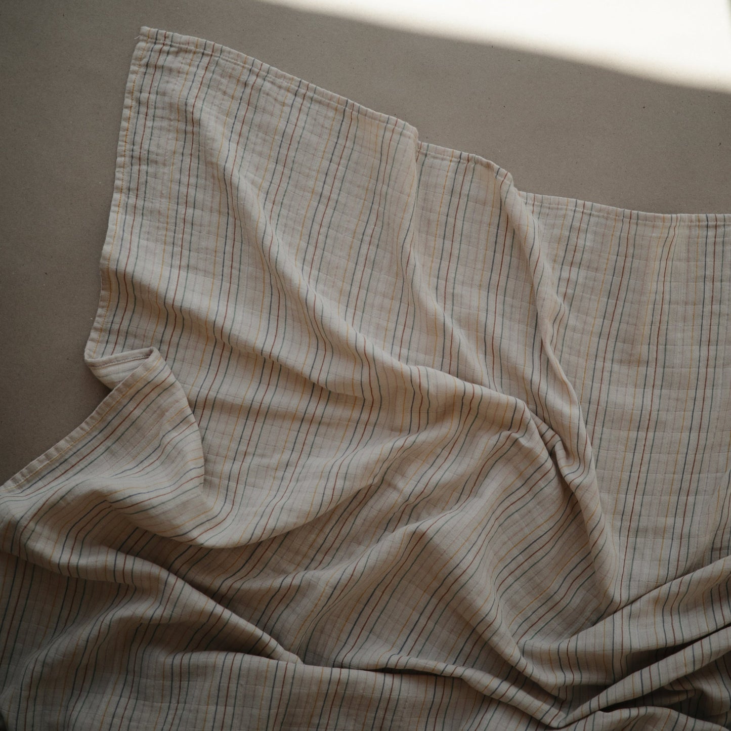 Organic Cotton Muslin Swaddle Blanket- Multiple Color Options