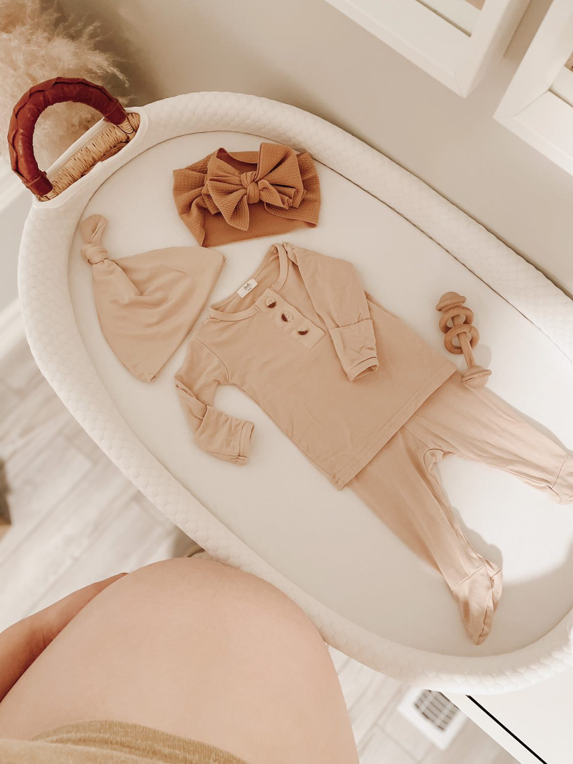Sand Baby Outfit Set With Hat/Headband Option (Newborn-12 months sizes)