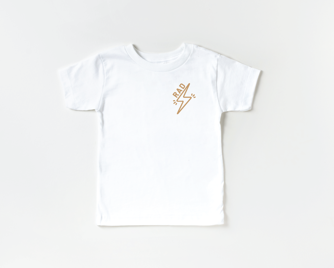Rad Lightening Bolt Pocket Style Tee- 2 Colors