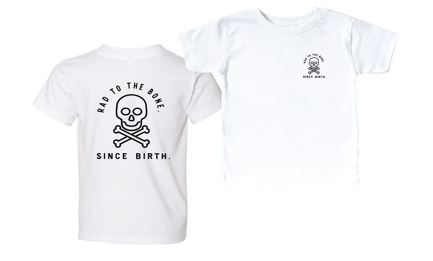 Rad to the Bone Pocket Style Tee- 3 Colors
