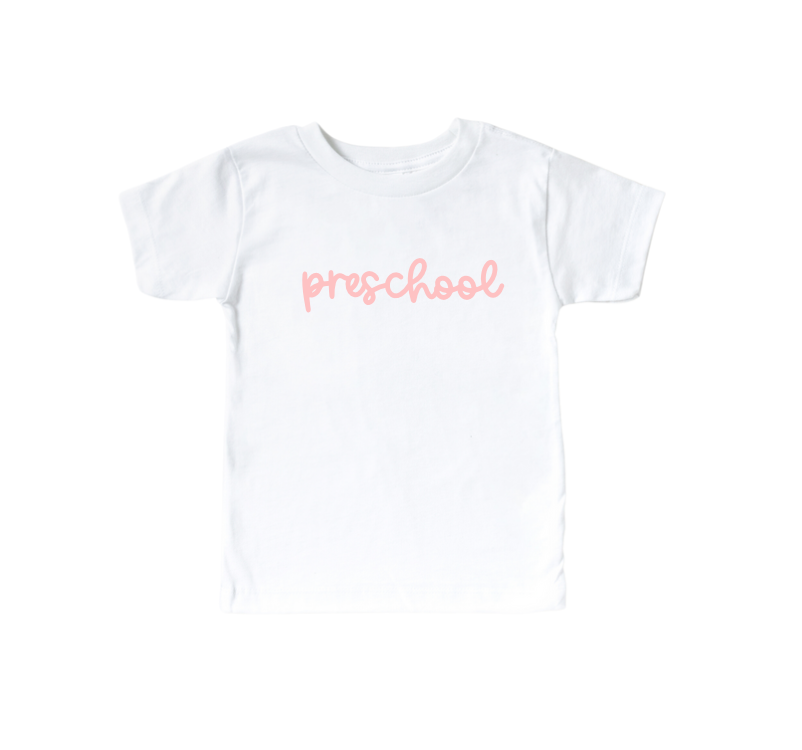 Preschool Girly Tee- 3 Colors