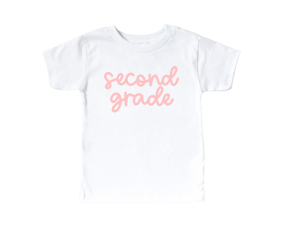 Second Grade Girly Tee- 3 Colors