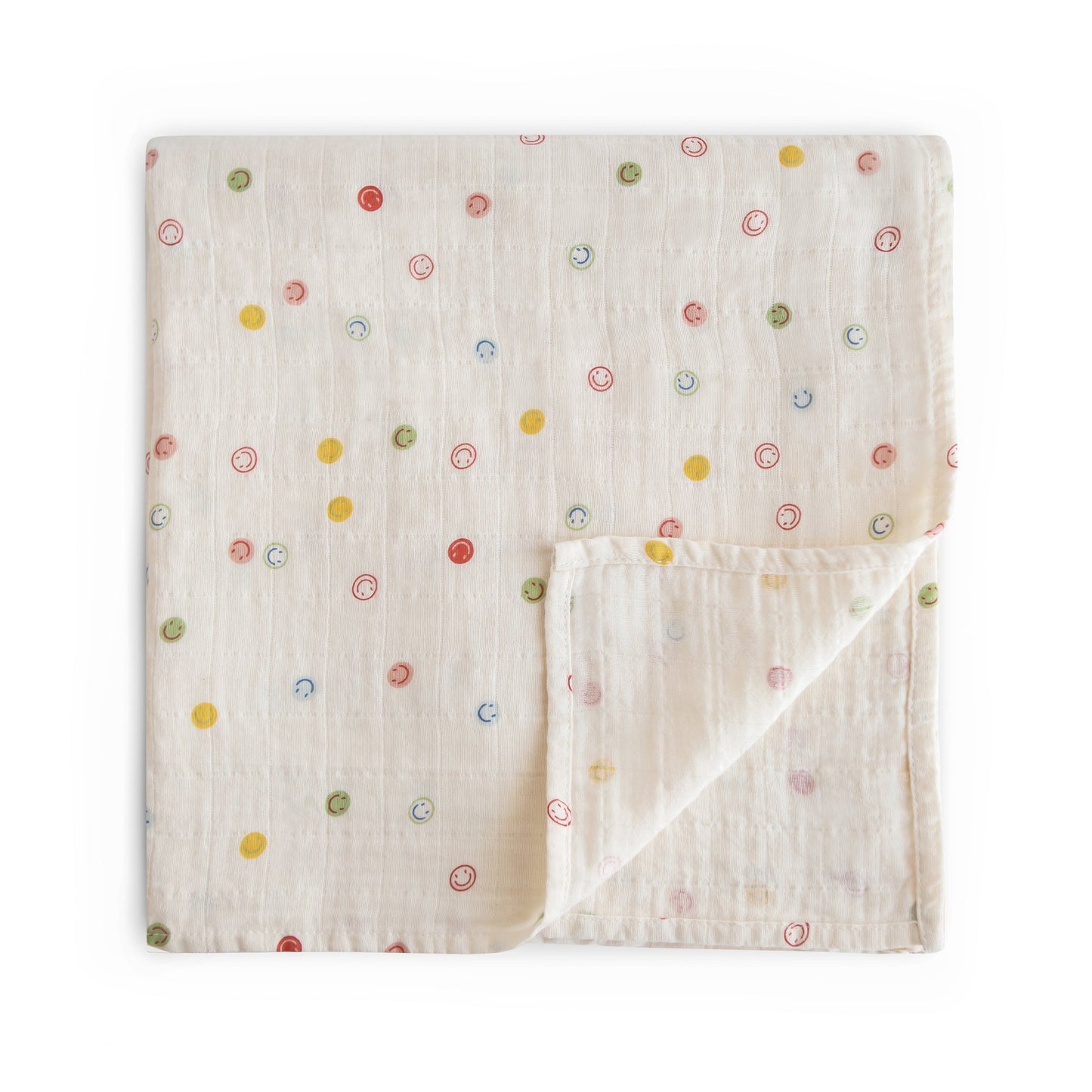 Organic Cotton Muslin Swaddle Blanket- Multiple Color Options