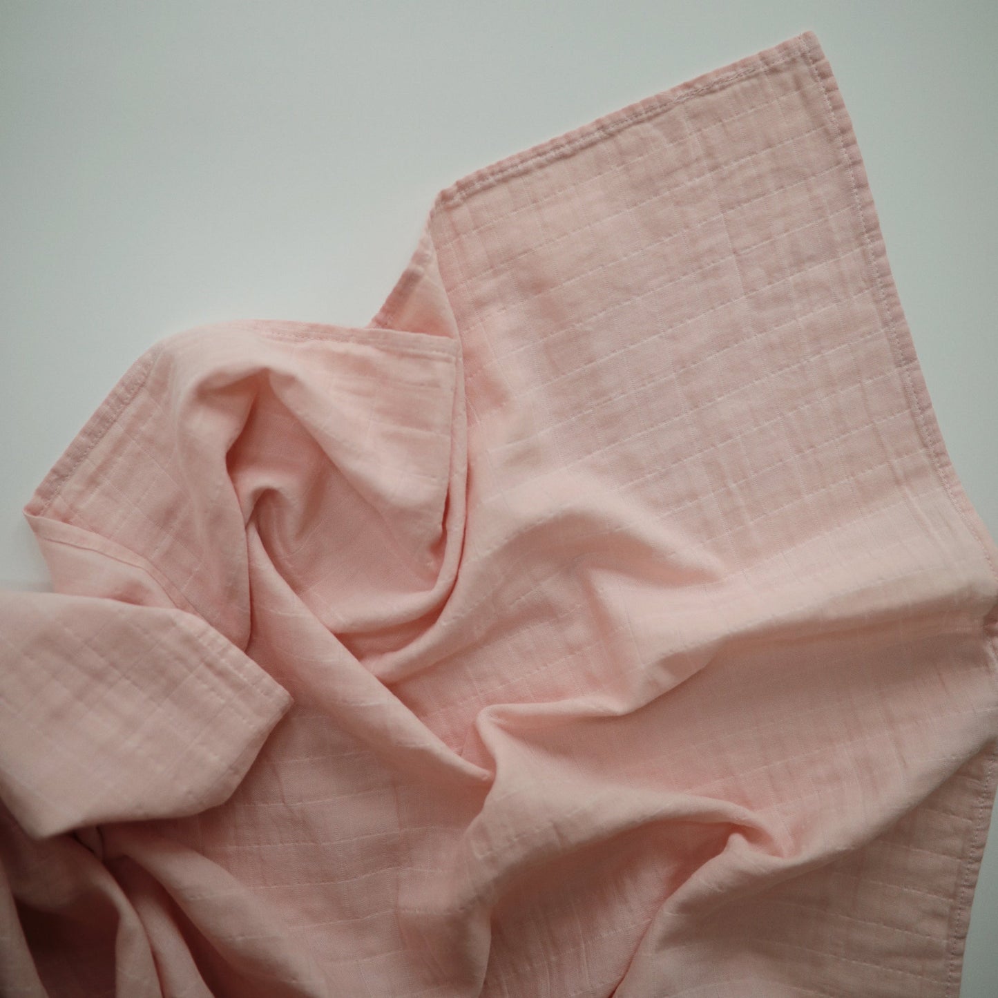 Organic Cotton Muslin Swaddle Blanket- Multiple Color Options