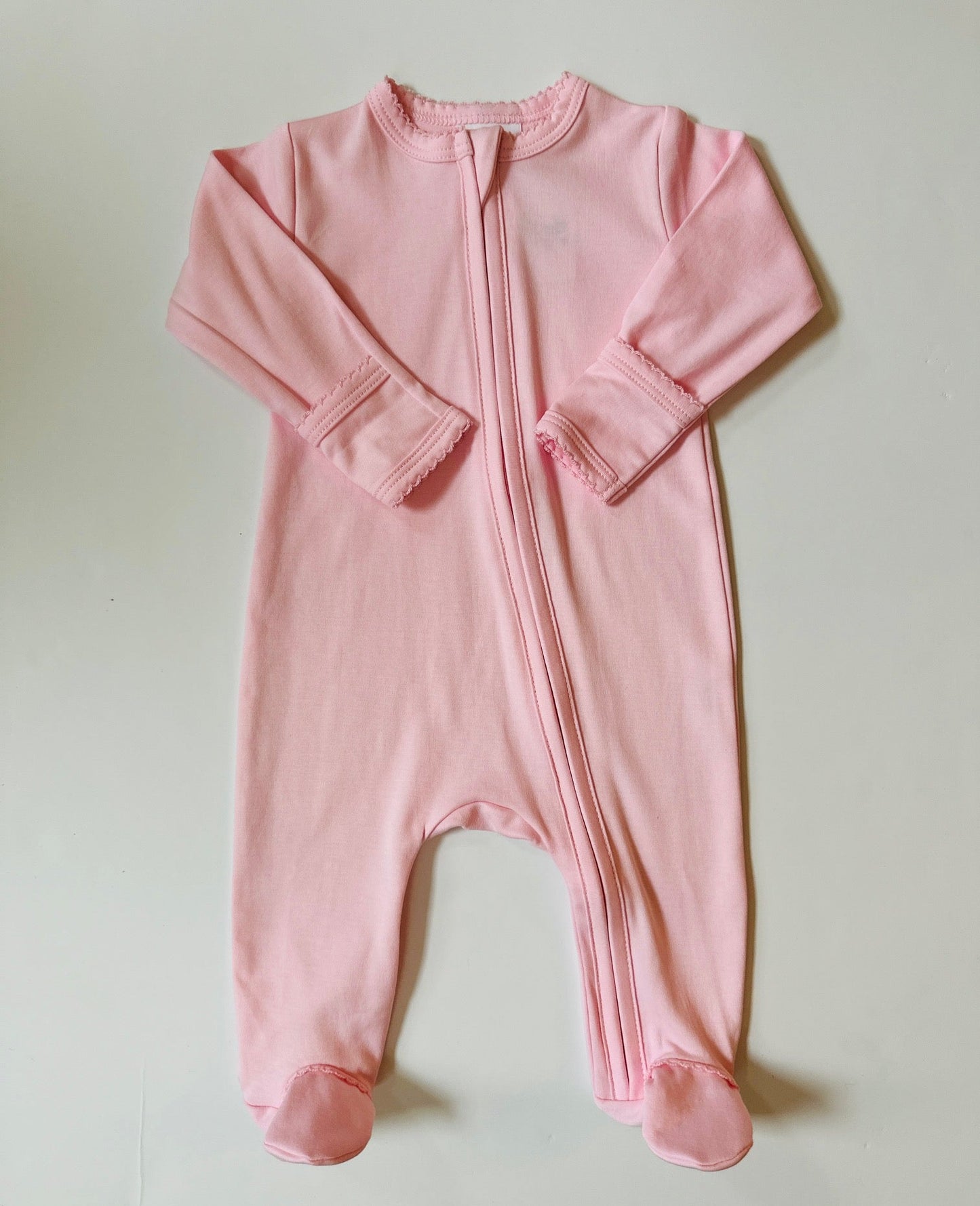 Pima Cotton Zipper Infant Footies- Multiple Colors