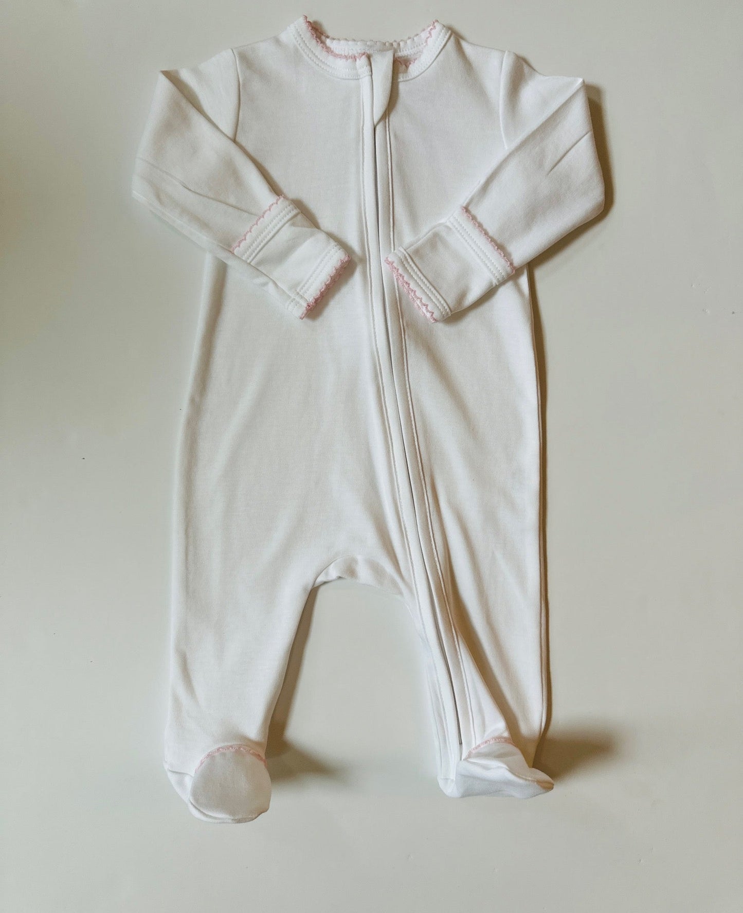 Pima Cotton Zipper Infant Footies- Multiple Colors