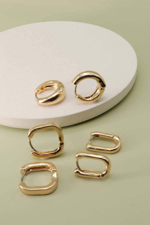 Everyday Hoop Earring Set