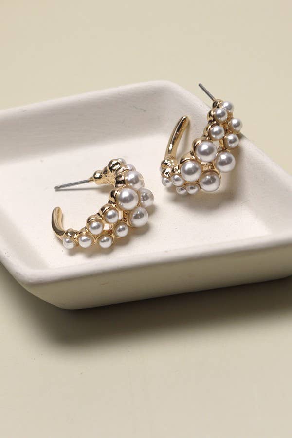 Timeless Treasure Huggie Hoop Earrings
