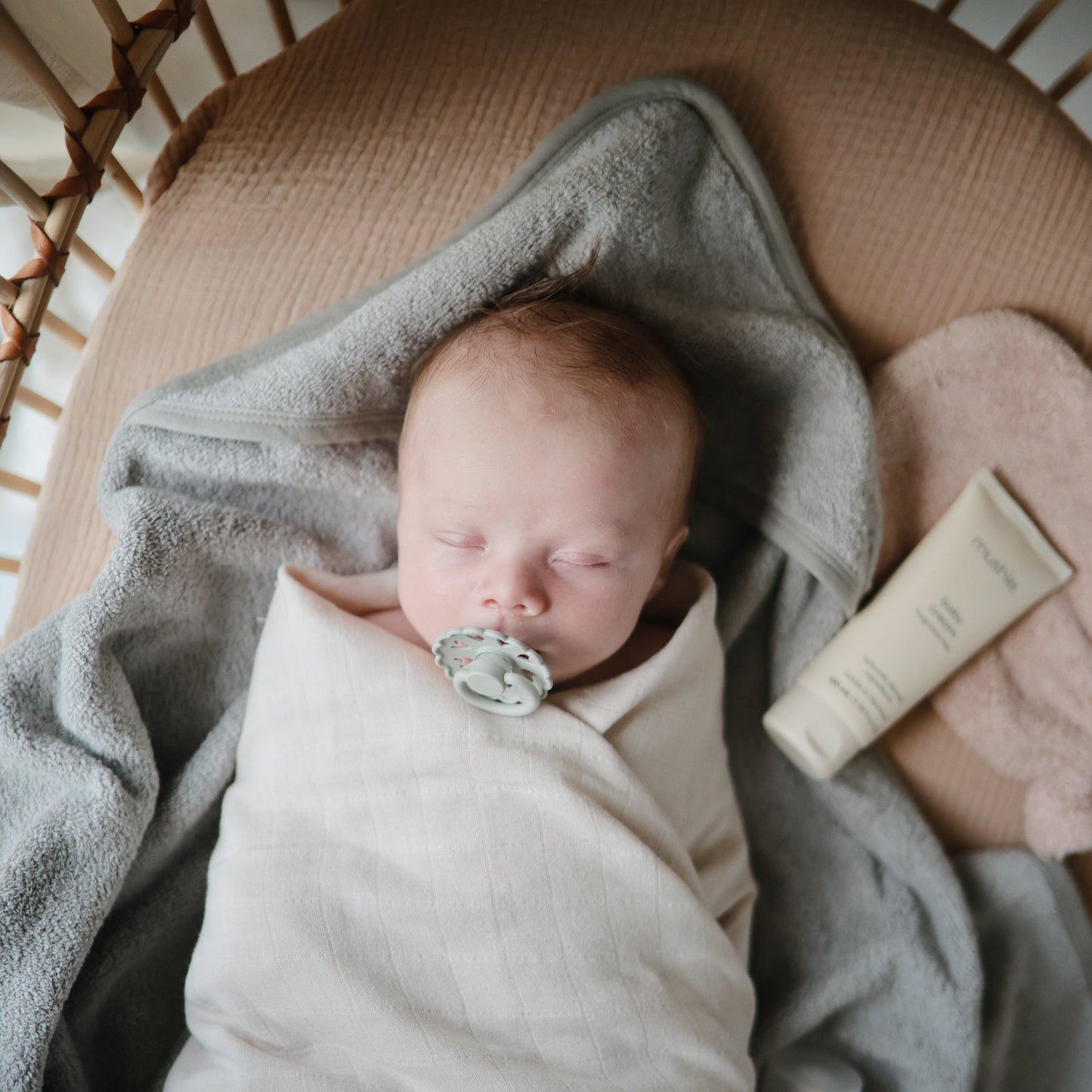 Organic Cotton Muslin Swaddle Blanket- Multiple Color Options