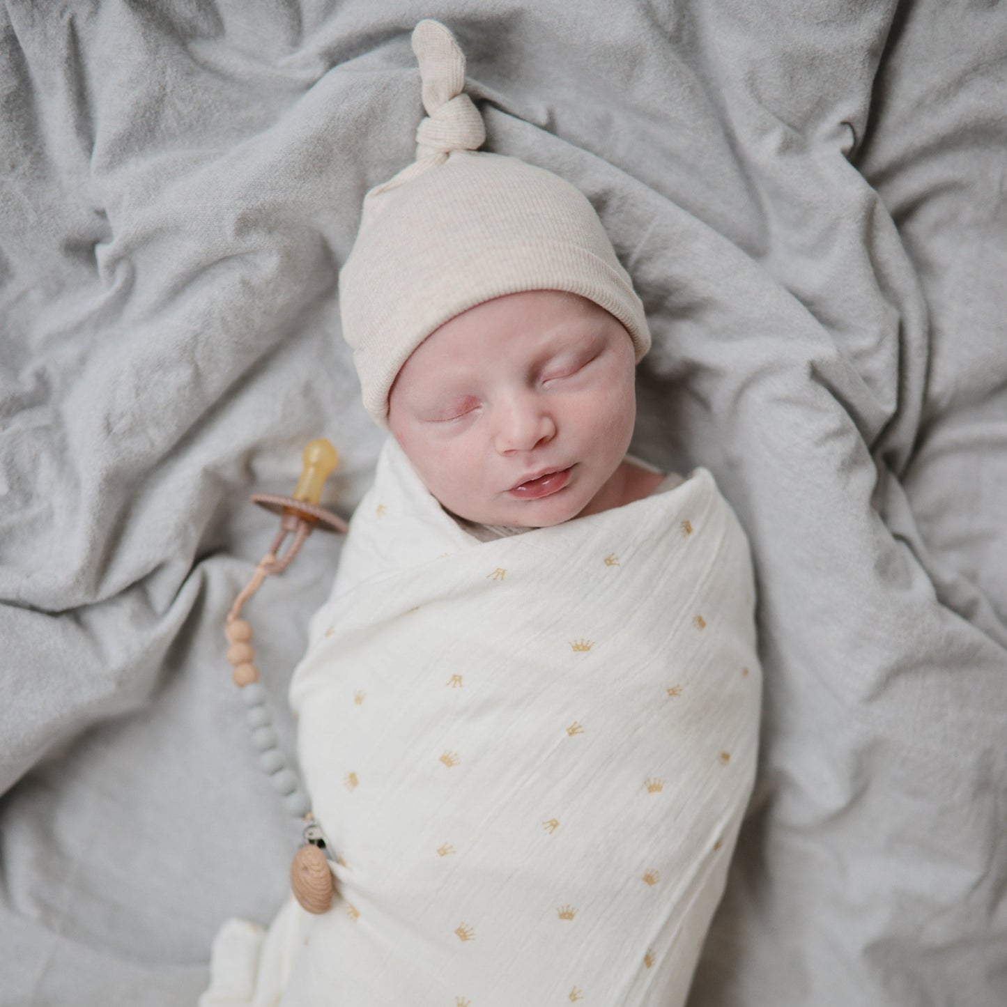 Organic Cotton Muslin Swaddle Blanket- Multiple Color Options