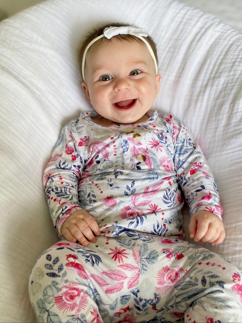 Bloom Newborn Outfit With Hat/Headband Option