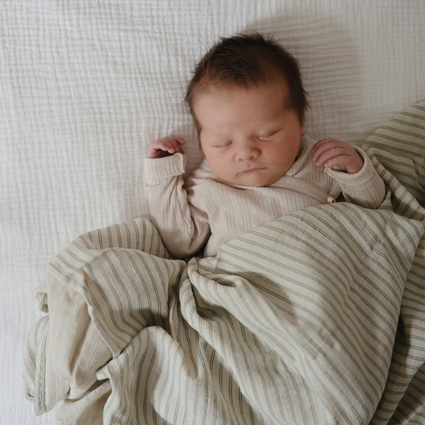 Organic Cotton Muslin Swaddle Blanket- Multiple Color Options