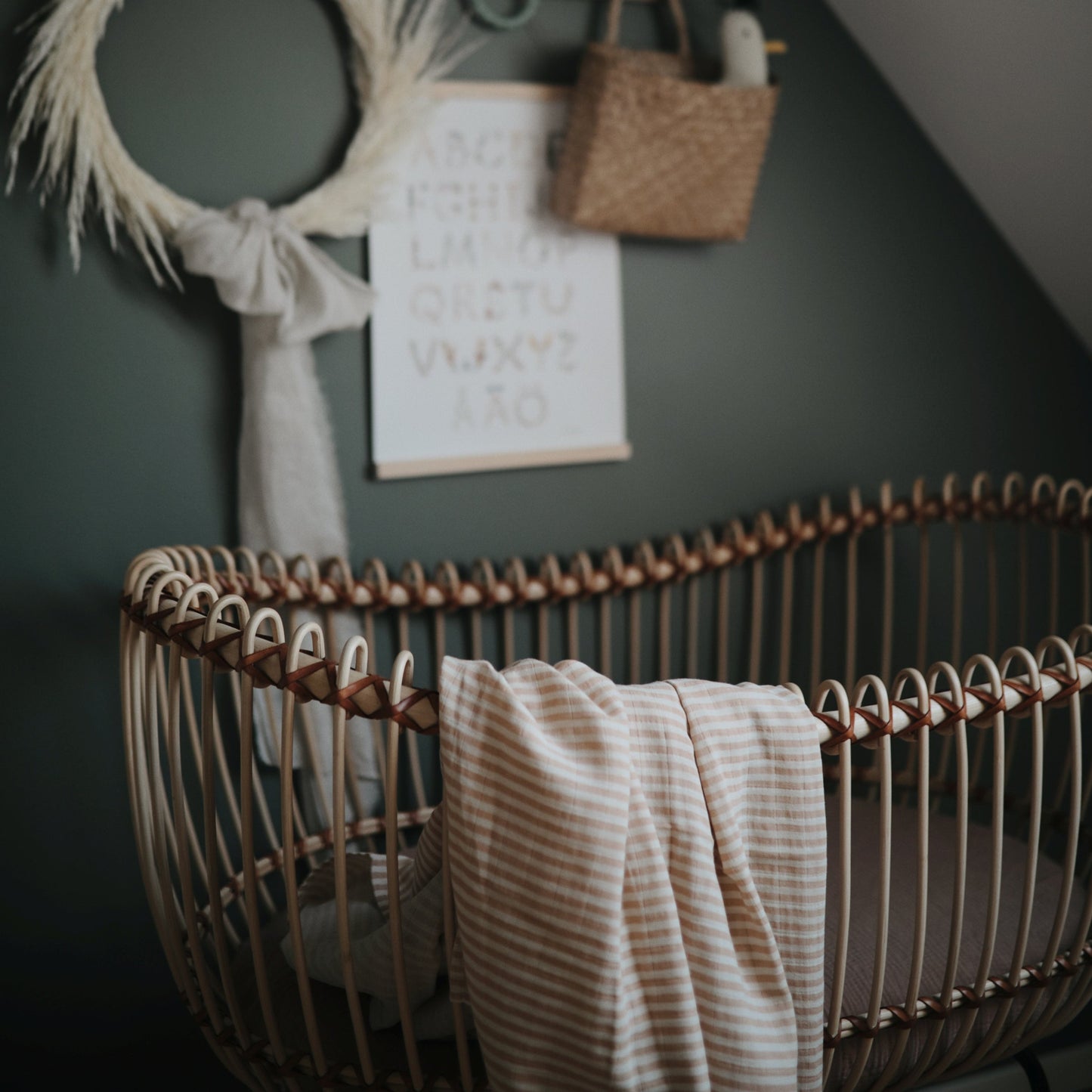 Organic Cotton Muslin Swaddle Blanket- Multiple Color Options