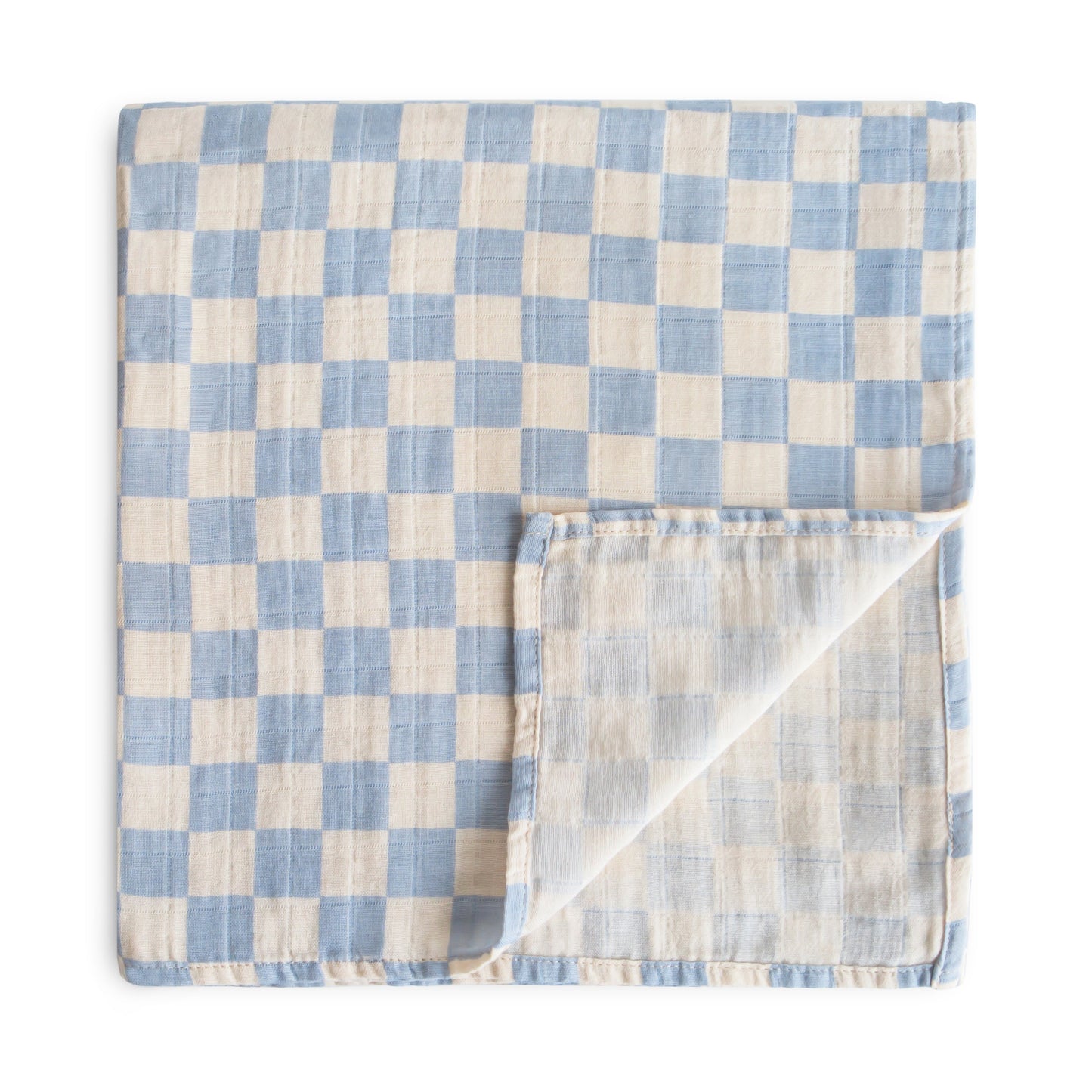 Organic Cotton Muslin Swaddle Blanket- Multiple Color Options
