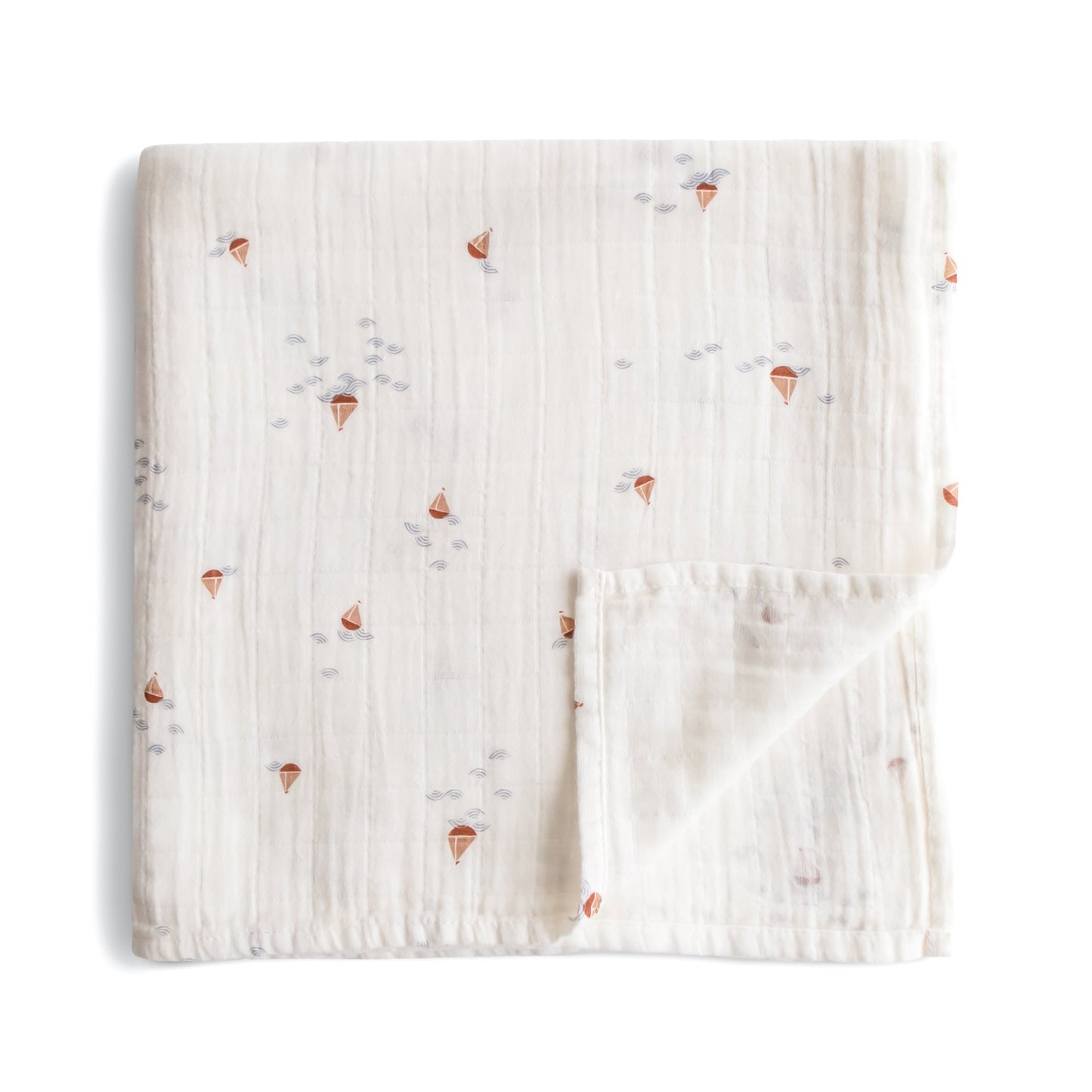 Organic Cotton Muslin Swaddle Blanket- Multiple Color Options