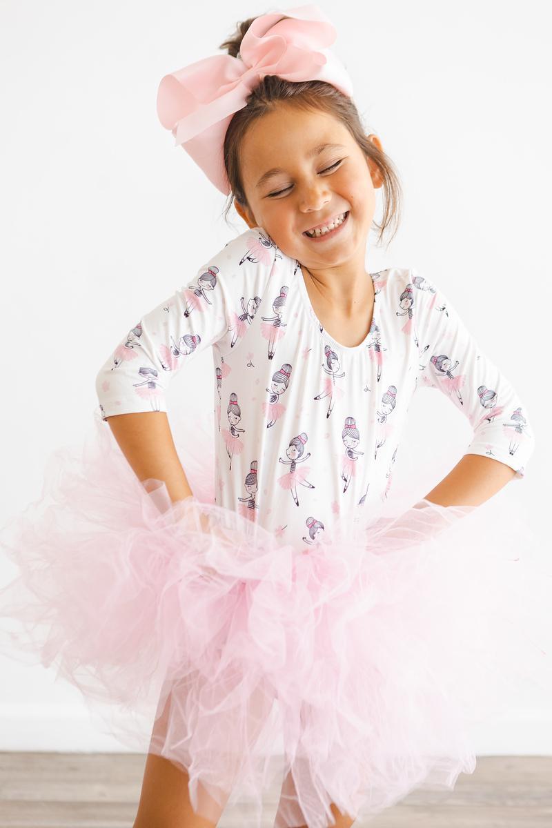 Ballerina 3/4 Sleeve Tutu Leotard