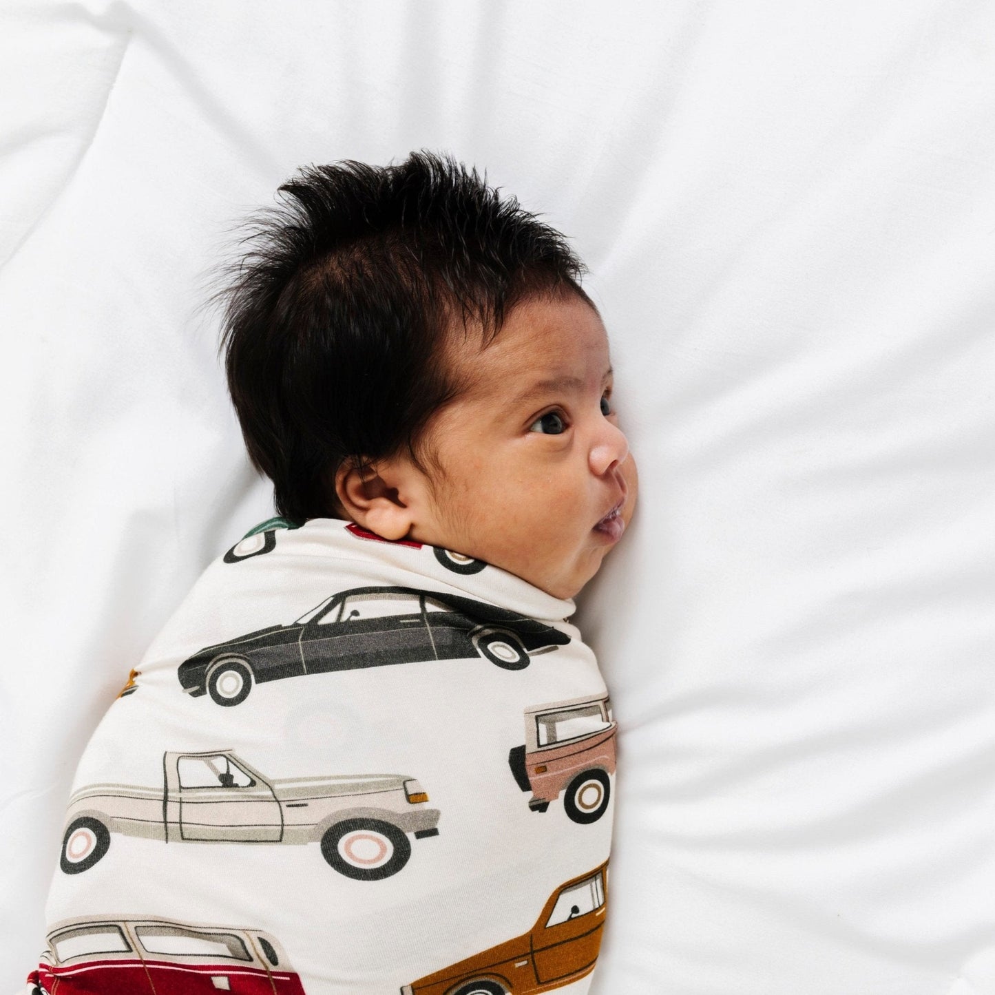 Cars Stretch Swaddle Blanket