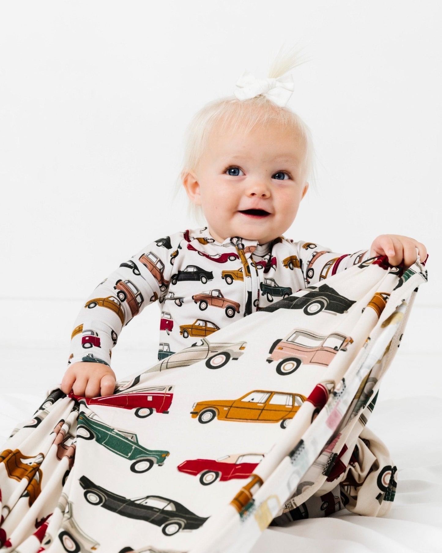 Cars Stretch Swaddle Blanket
