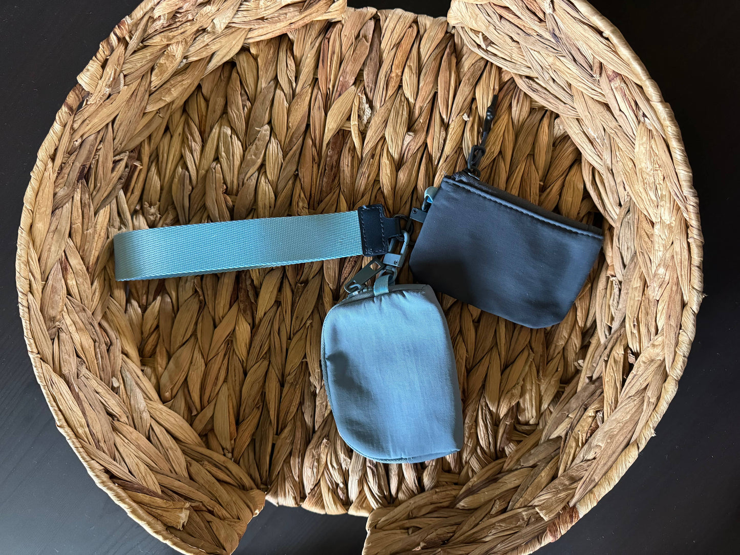 On The Go Dual Pouch Wristlet- 5 Colors