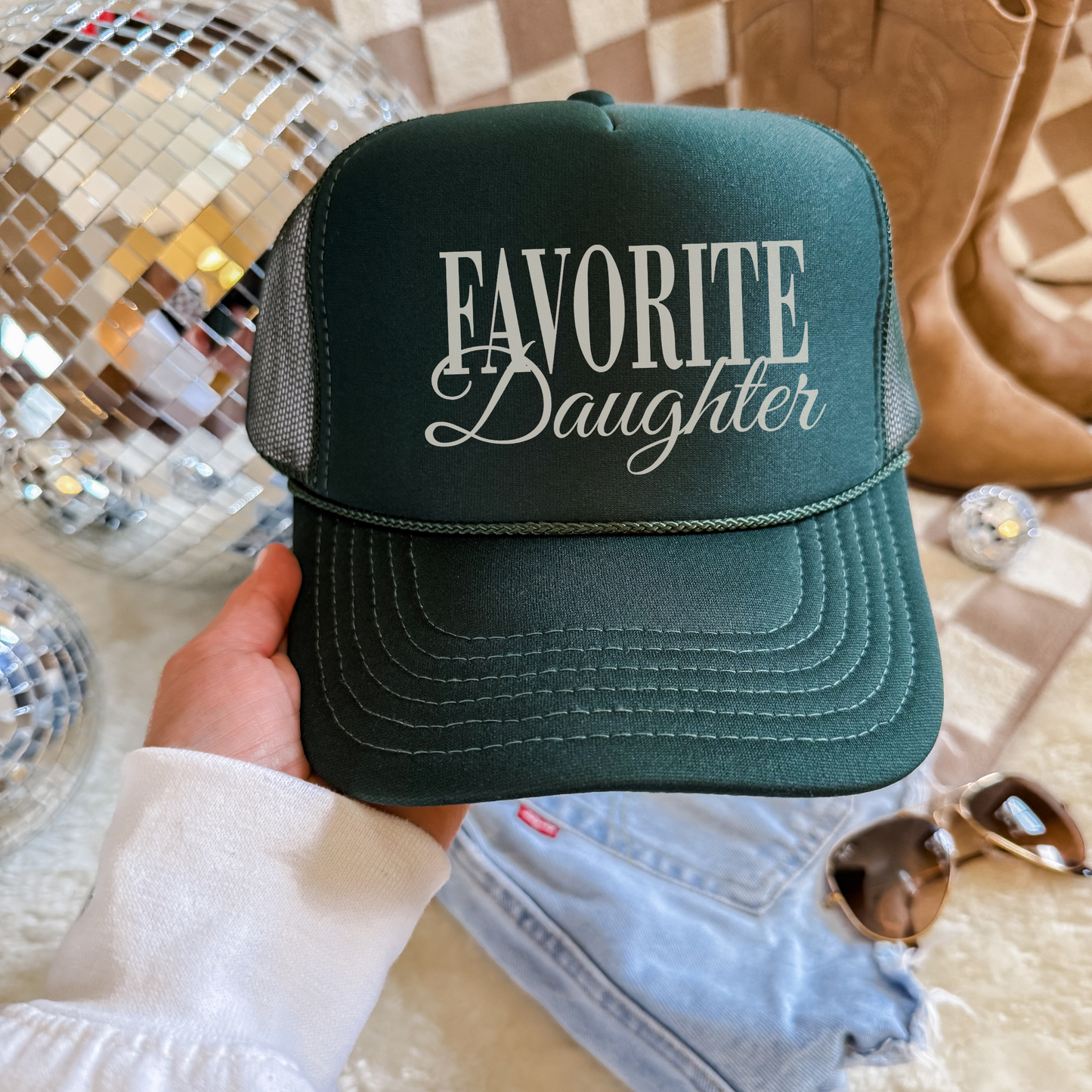 Favorite Daughter Trucker Hat- 7 colors