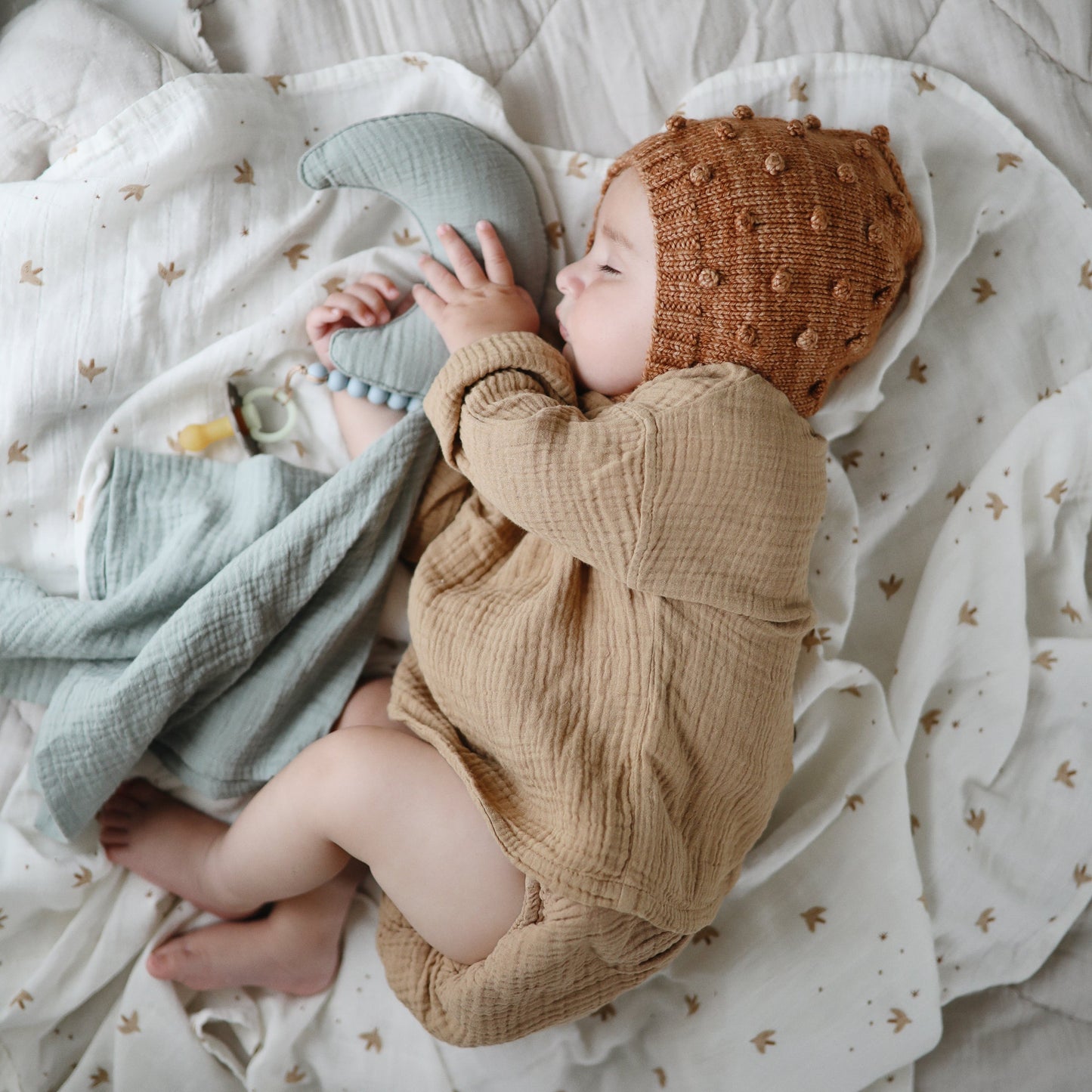 Organic Cotton Muslin Swaddle Blanket- Multiple Color Options