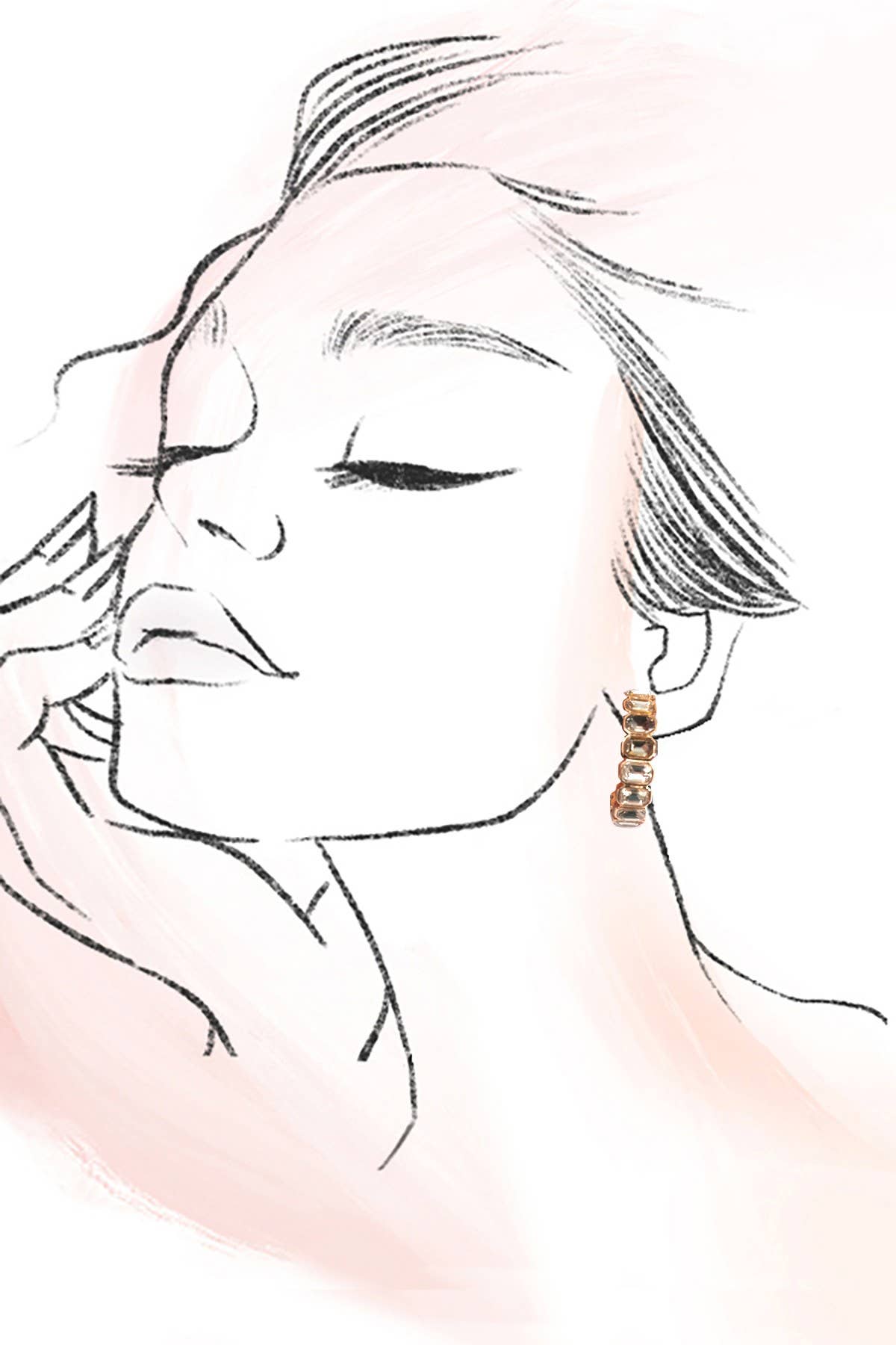 The Gatsby Hoop Earrings