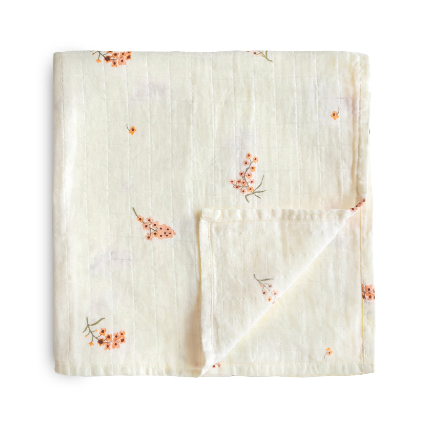 Organic Cotton Muslin Swaddle Blanket- Multiple Color Options
