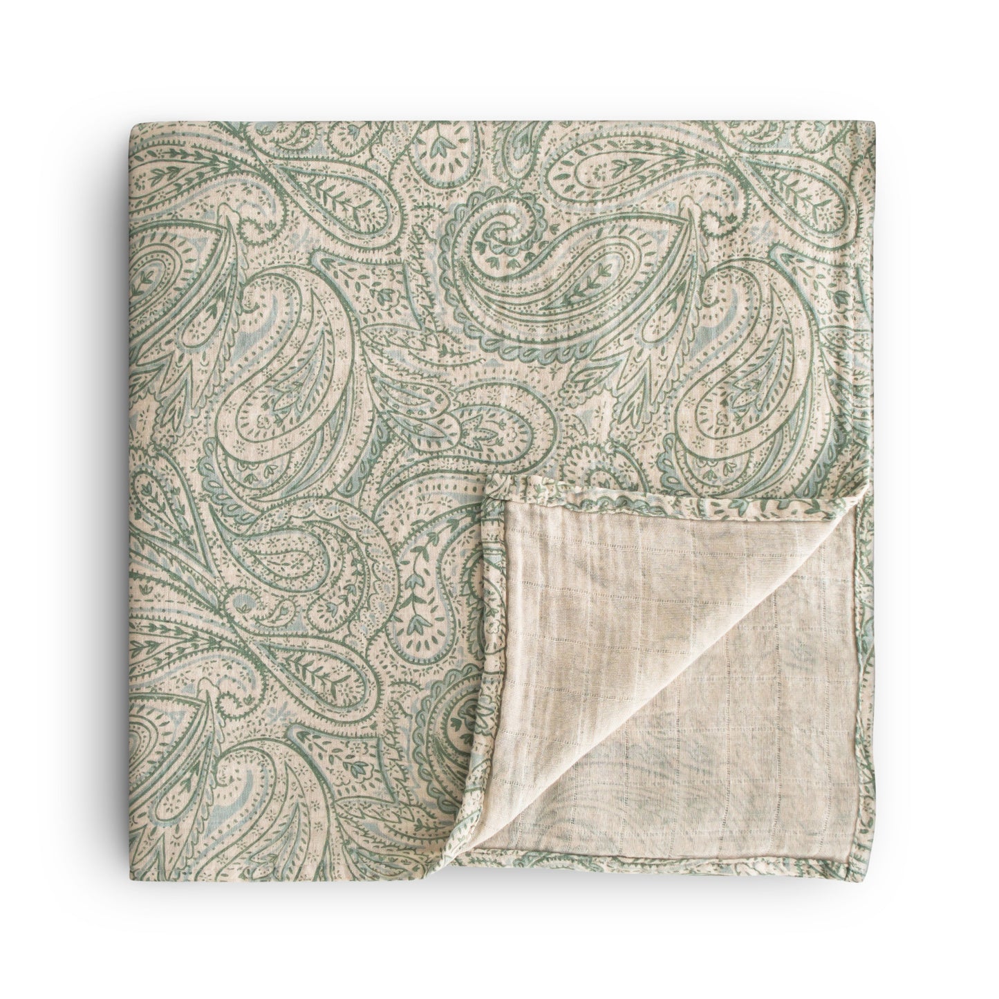 Organic Cotton Muslin Swaddle Blanket- Multiple Color Options