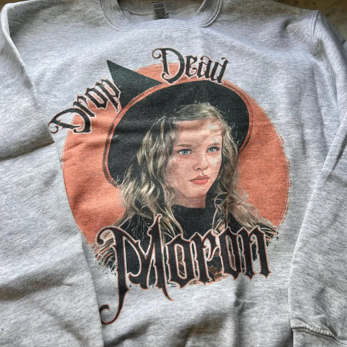 “Drop Dead Moron” Hocus Pocus Crewneck Sweatshirt