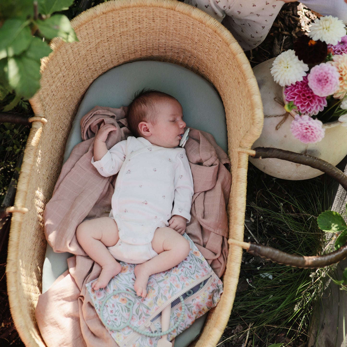 Organic Cotton Muslin Swaddle Blanket- Multiple Color Options