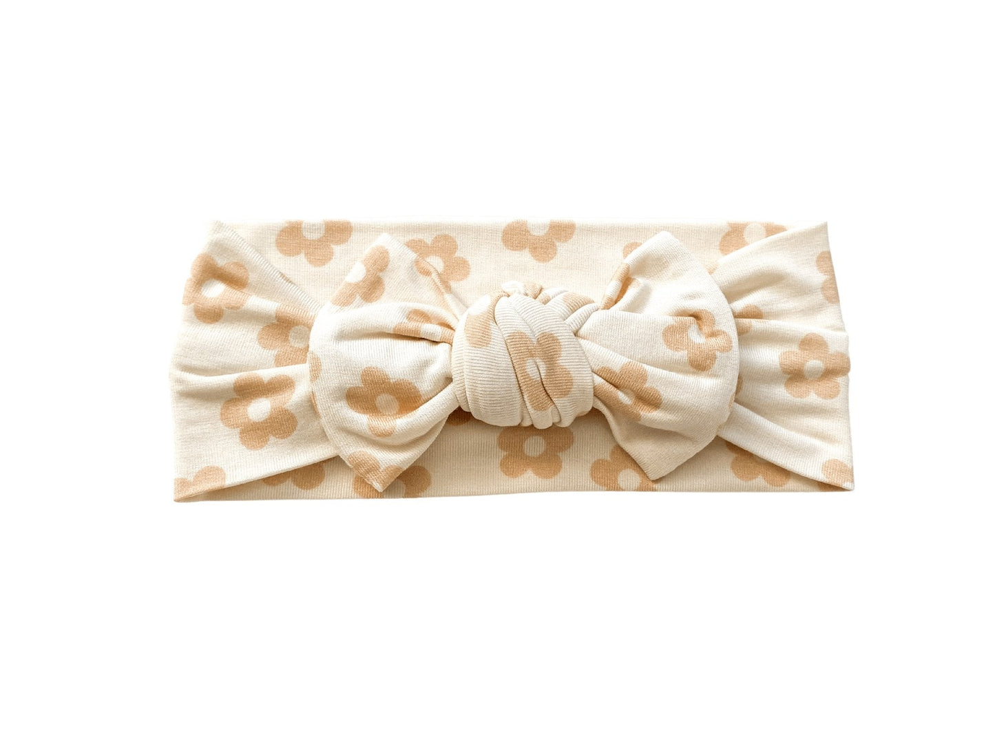 Knotted Baby Gown - Blush Daisy