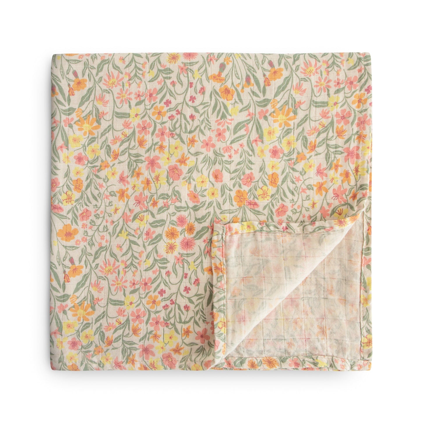 Organic Cotton Muslin Swaddle Blanket- Multiple Color Options