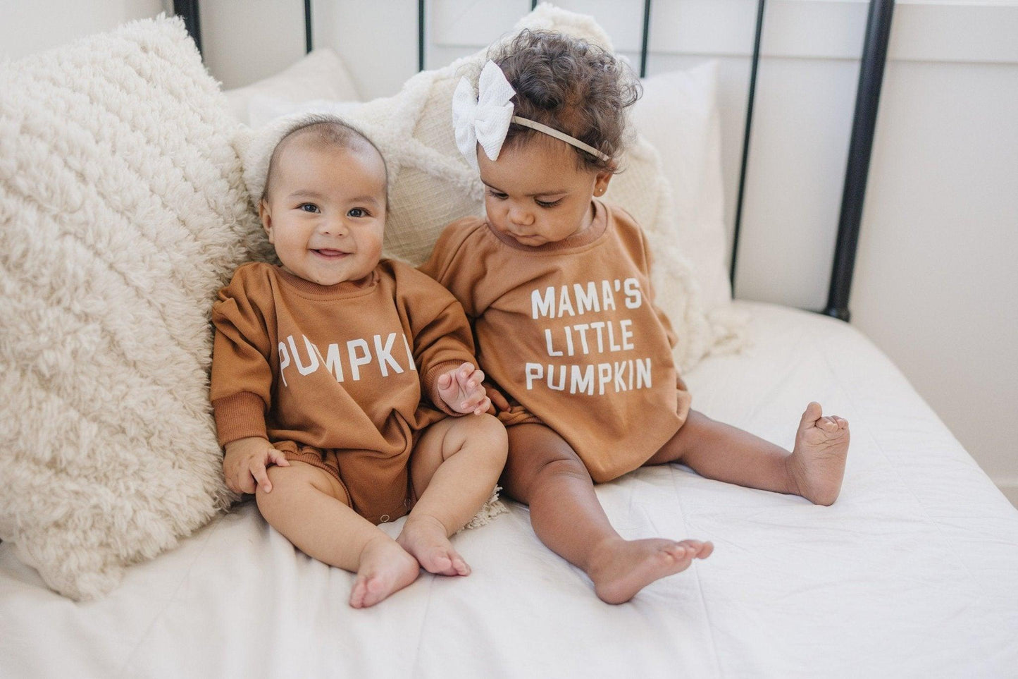 Pumpkin Sweatshirt Romper