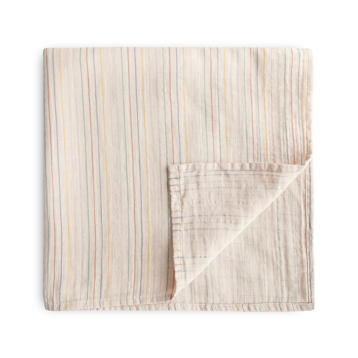 Organic Cotton Muslin Swaddle Blanket- Multiple Color Options
