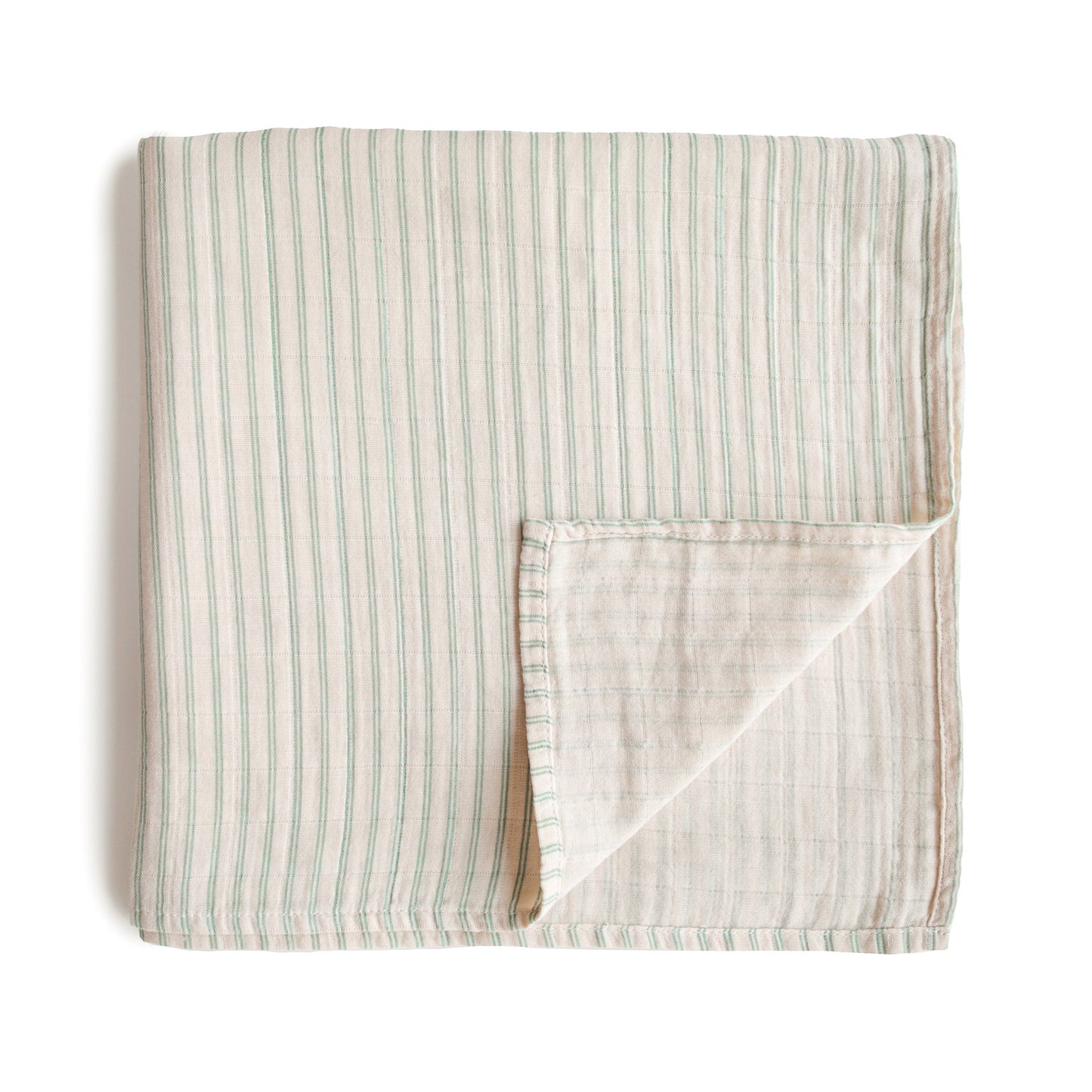 Organic Cotton Muslin Swaddle Blanket- Multiple Color Options