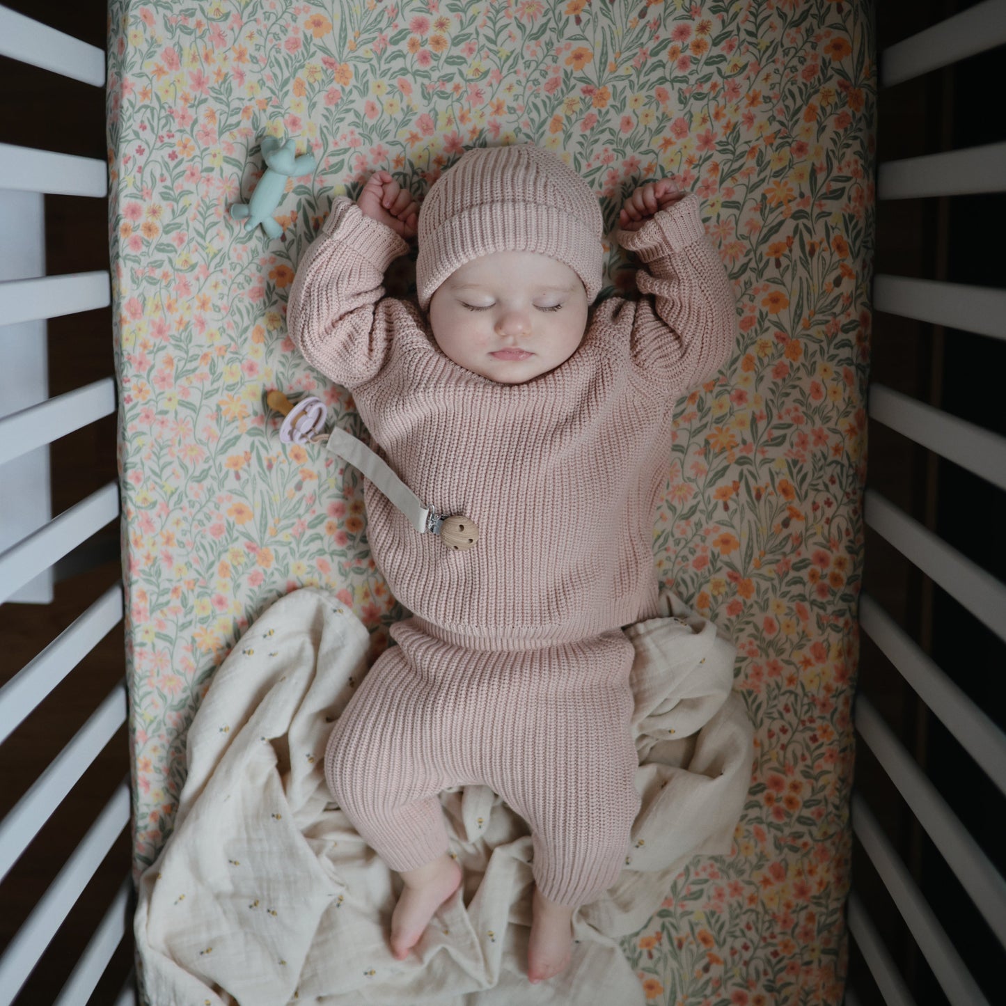 Organic Cotton Muslin Swaddle Blanket- Multiple Color Options