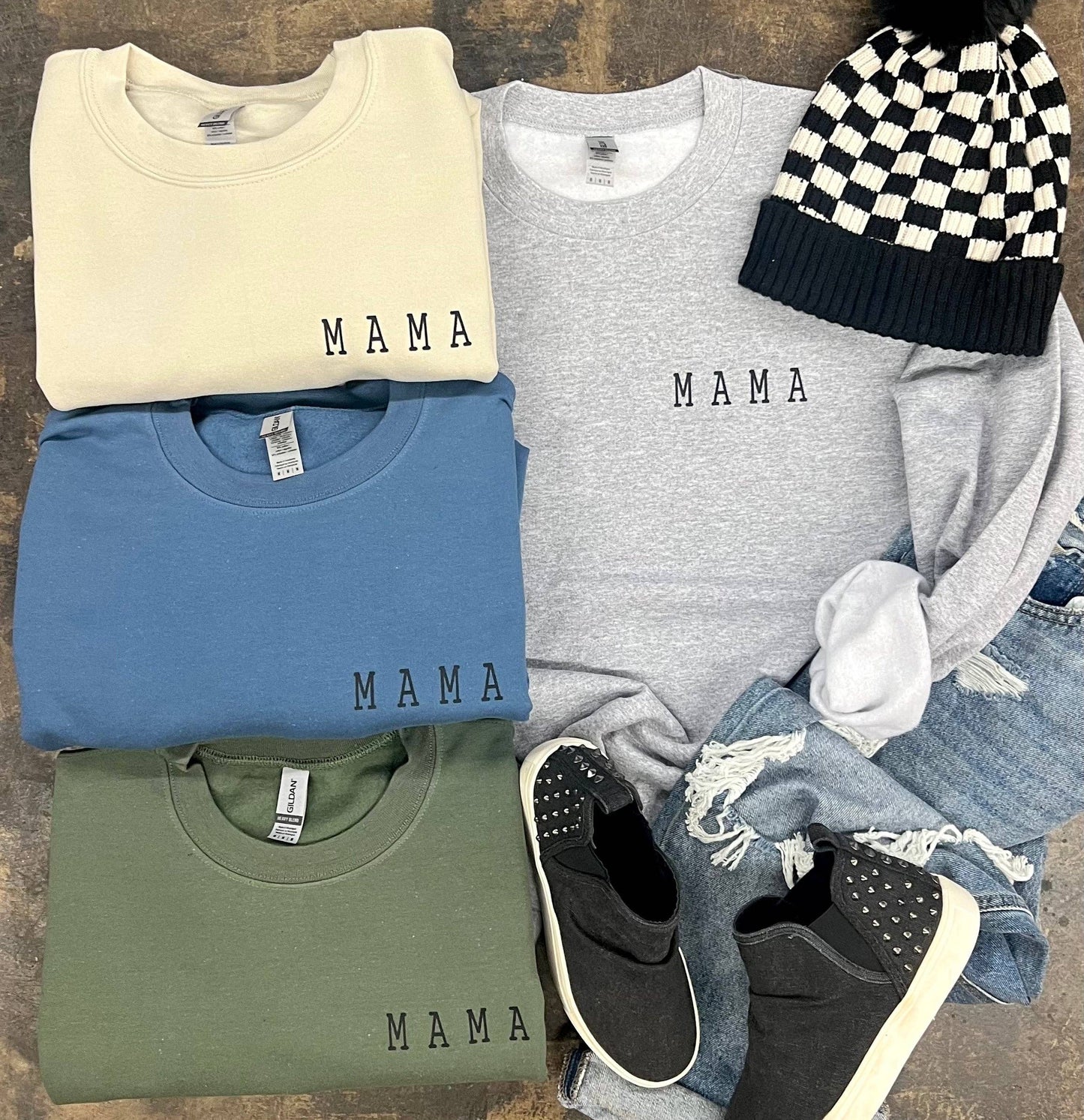 Minimal Mama Crewneck Sweatshirt (Size Small)