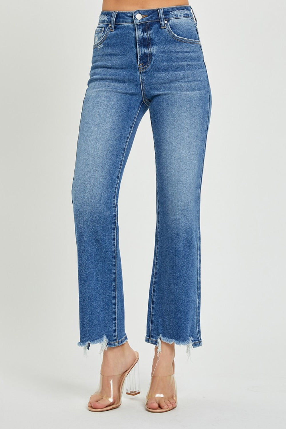 RISEN Astrid High Rise Straight Jeans