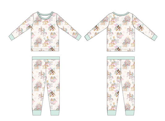 Pastel Park Belize 2-Piece Pajama Set