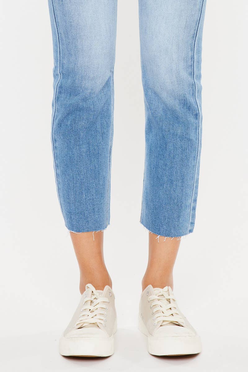 Kan Can Shay High Rise Skinny Straight Jeans