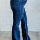 Judy Blue Mavis High Rise Side Seam Detail Flare Jeans