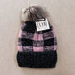 Pink Buffalo Plaid Beanie