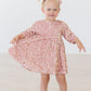 Rose Gold Velvet Sequin Dress