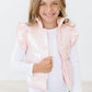 Light Pink Checker Puffer Vest