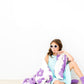 Lilac Flower Cozy Blanket